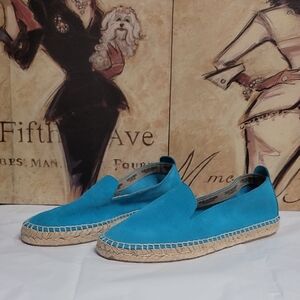 Ilse Jacobsen Turquoise Loafers